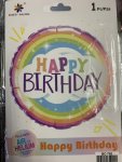 Happy Birthday Foil