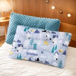 Ultra-soft Washable Kids' Pillow 30.48CM X 50.8CM - Perfect For Babies & Toddlers 0-3 Years Geometric Pattern Hypoallergenic Pol