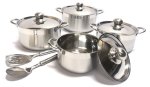 10 Piece Stainless Steel Cookware