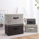 Foldable Canvas Storage Box - Large