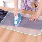 1PC Ironing Protective Cloth Heat Resistant Ironing Pad - Protect Clothes And Ironing Board With Mesh Cloth Steam Ironing Pad