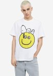 Regular Fit T-Shirt - White snoopy