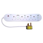 Eurolux EP107 Wonderplug 8-WAY Surge Overload Protected
