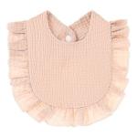 4AKID Ruffled Baby Bib - Pink