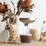520ML Glass Jar With White Lid
