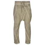 Washed Cotton Panel Harem - Sage M