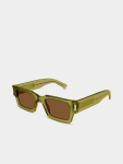Unisex Sunglasses In Green & Brown - Green & Brown