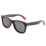 Skateboard Wood Gray Lens Polarized Sunglasses 3210-1