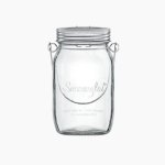 C2G Clear Glass Stainless Steel Silicone Steel Table Lantern