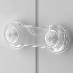 2PCS Safety Locks For Cabinets & Drawers - Lead-free Plastic Clear Design For Home Security - Ideal For Holiday Gifting