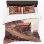 Lions Head Duvet Cover Set By Wikus Schalkwyk Double