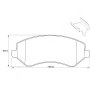 Jeep Kbc Brake Pads Front For Chrysler - Spares Direct