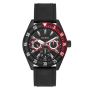Guess Men's Black Rubber Strap Watch - GW0790G2