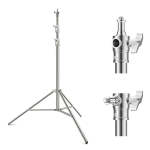K&f Concept 280CM Portable Stainless Steel Light Stand Load Capacity 8KGS - KF34.044