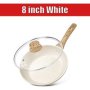 8 Inch Omelet Pan Skillet Nonstick Ceramic Frying Pan With Lid Non-toxic