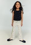 Flared Leggings - Natural White Floral