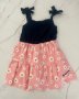 Earth Child Pink And Blue Flower Dress 2/3Y