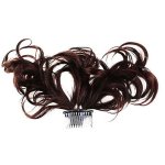 Emma 30CM Synthetic Hair Piece Curly On Wire
