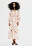Tie-belt Cr Pe Dress - Cream Floral