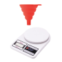 Electronic Kitchen Scale With Collapsible Funnel