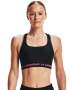 Women's Armour Mid Crossback 80S Sports Bra - Black / LG