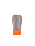 Laser Edge Vase Le Flour Bevelled Short Orange 50MM X50MM X120MM