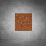 Reception Sign D05 - Rust - Powder Coated Aluminum