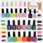 High Quality/ Glam Gel Uv/led Gel Nail Polish Salon Starter Kit 21 Piece - Pastel/new York/fruit Basket