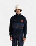 Retro Knit Half-zip Navy - XXXL Blue