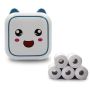 Portable MINI Wireless Photo Sticker Thermal Printer & 5 PAPER-A8W5