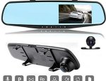 4.3" Full HD 1080 Vehicle Blackbox Dvr G Sensor Dual Camera