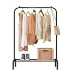 Black Metal Clothes Rack