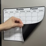 1PC Dry Erase Fridge Magnetic Calendar White Board Magnetic Calendar For Refrigerator Magnetic Calendar Fridge Calendar Magnetic