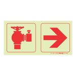 Parrot Photoluminescent 190MM Safety Sign SNP19F21