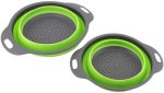 Generic 2 Piece Collapsible Colanders Set Collapsible Colander
