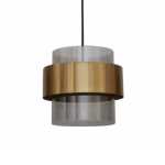 Bonbon Pendant Light Brass And Glass