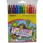RETRACTABLE CRAYONS Nexx 12PK