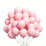 50PCS Light Pink Balloons 12.7CM Light Pink Balloons Garland Arch Kit Pastel Pink Latex Balloons For Pink Theme Birthday Shower