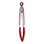 Kitchen Food Tong Stainless Steel With Silicone Tips Red 275X35X40MM