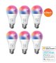 Meross Smart Wi-fi LED 9W Bulb E27 Screw In - Alexa/google/homekit Compatible - 6 Pack