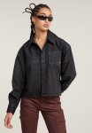 G-star Raw Cropped Shirt Long Sleeve Wmn - Black