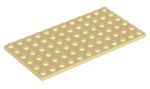 Parts Plate 6 X 12 3028 - Tan