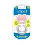 Dr Browns Advantage Silicone Pacifier 0-6M 2 Pack With Pacifier Clip - Pink