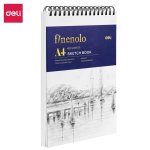 Deli Finenolo A4 Sketch Book 160GSM 60 Sheets Top Binding