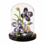 243 Piece - Diy Violet & Wildflower Building Block Kit With Dome - Purple