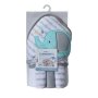 Snuggle Time H/twl W F/cloth 3PK Eleph