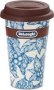 De'Longhi Delonghi Double Wall Ceramic Travel Mug - Blu Flower 300ML