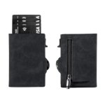 Rfid Wallet - Genuine Leather Clip And Zip