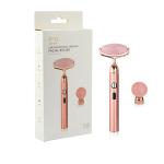 Vibrating Rose Quartz Roller Set