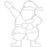 Xmas Figure 24LED Multi Color